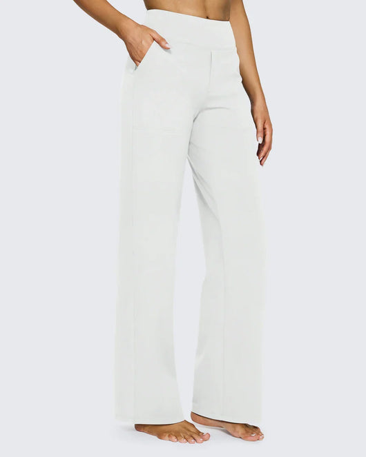High-Waist Wide Leg Dress Pants