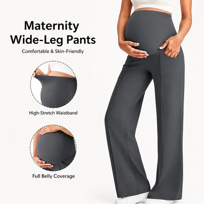 Maternity Belly Support Straight Leg Pants