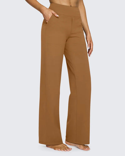 High-Waist Wide Leg Dress Pants