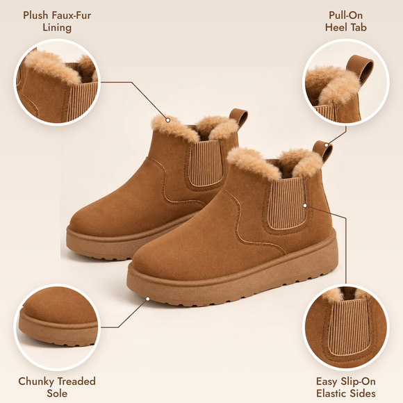 Snug Boot close-up showing the warm lining and flexible sole