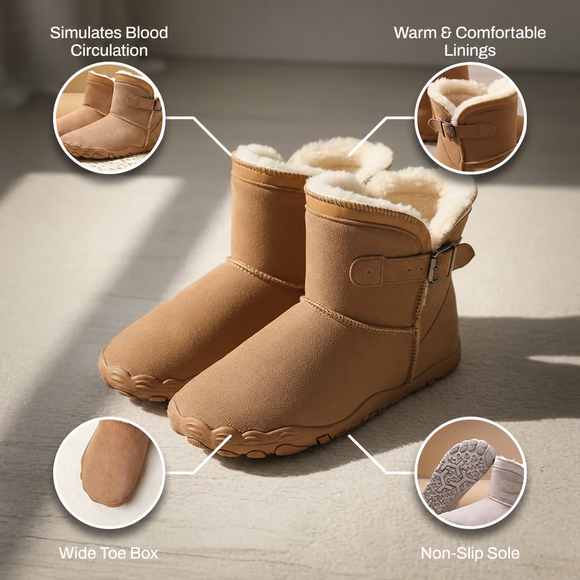Snug Boot close-up showing the warm lining and flexible sole