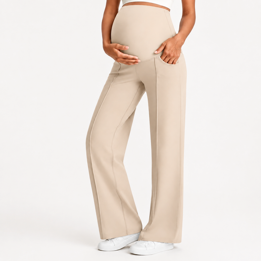 Maternity Belly Support Straight Leg Pants