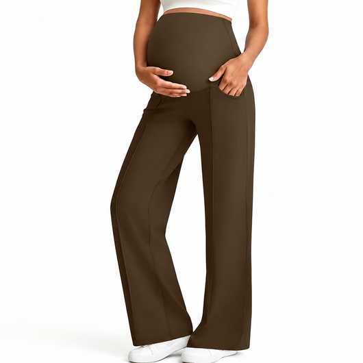 Maternity Belly Support Straight Leg Pants
