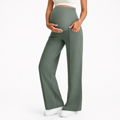 Maternity Belly Support Straight Leg Pants