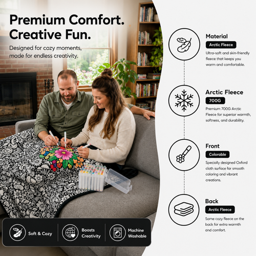MyCozyCo™ Coloring Blanket